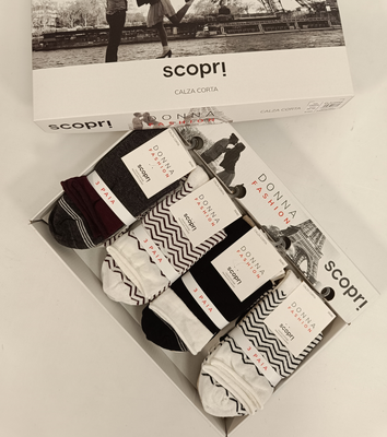 CLAUDINE WOMEN'S SHORT SOCKS Tellini S.r.l. Wholesale Clothing